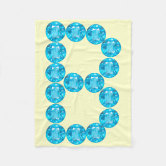 Blue Gems Baby Blanket Fleecedecke