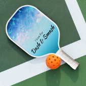 Blue Gems Sparkling Ombre Dash & Smash Pickleball Schläger