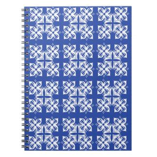 Blue gemustert Classic Notebook Notizblock