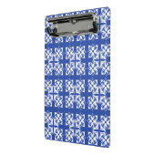 Blue gemustert Classic Planner Mini Klemmbrett (Gewinkelt2)