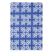 Blue gemustert Classic Planner Mini Klemmbrett (Rückseite)