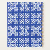 Blue gemustert Classic Planner Planer (Rückseite)