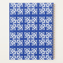 Blue gemustert Classic Planner Planer