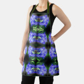 Blue Gentian Blume Personalisiert Schürze (InSitu)