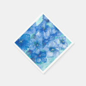 Blue Gentian Blume Serviette (Ecke)