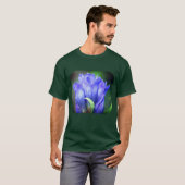 Blue Gentian Blume T-Shirt (Vorne ganz)