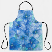 Blue Gentian Mountain Wildblume Scent Schürze (Vorderseite)