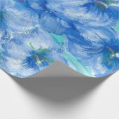 Blue Gentian Painting Geschenkpapier (Ecke)