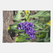 Blue Geocinth im Frühjahr Geschirrtuch (Horizontal)