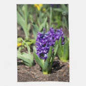 Blue Geocinth im Frühjahr Geschirrtuch (Vertikal)