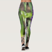 Blue Geocinth im Frühjahr Leggings (Rückseite)