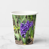 Blue Geocinth im Frühjahr Pappbecher (Vorderseite)