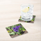 Blue Geocinth im Frühjahr Rechteckiger Pappuntersetzer (Vor Ort)