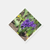 Blue Geocinth im Frühjahr Serviette (Ecke)