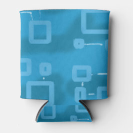 Blue Geometric Dosenkühler