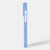 Blue Geometric Handy Case (Rückseite / Links)