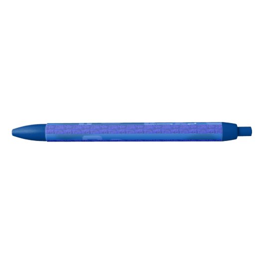 Blue Geometric Kugelschreiber (Vorderseite)