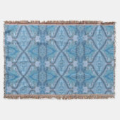 Blue Geometric Mandala Decke (Vorderseite)