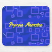 Blue Geometric Mousepad (Vorne)