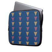 Blue Geometric Notebook Case (Vorderseite Links)