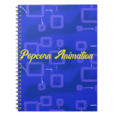 Blue Geometric Notizblock (Vorderseite)