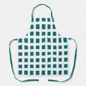 Blue Geometric Square Schürze (Vorderseite)