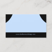Blue Geometric Visitenkarte (Rückseite)