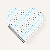 Blue Geometrics Notizbuch (Vorderseite)