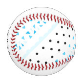 Blue Geometrie Baseball (Vorderseite Links)
