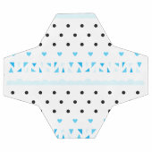 Blue Geometrie Fußball (Flach)