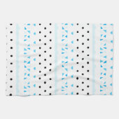Blue Geometrie Handtuch (Horizontal)