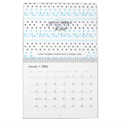Blue Geometrie Kalender (Jan 2026)