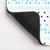 Blue Geometrie Mousepad (Ecke)