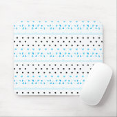 Blue Geometrie Mousepad (Mit Mouse)