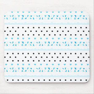 Blue Geometrie Mousepad