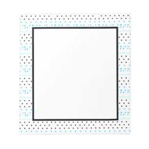 Blue Geometrie Notizblock