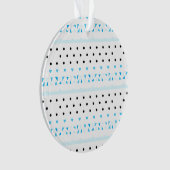 Blue Geometrie Ornament (Vorderseite)