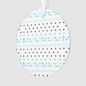 Blue Geometrie Ornament (Vorderseite)