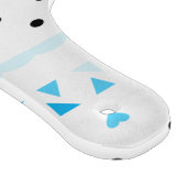 Blue Geometrie Schneidebrett (Ecke)