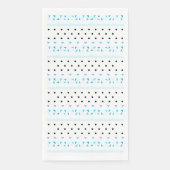 Blue Geometrie Serviette (Vorderseite)