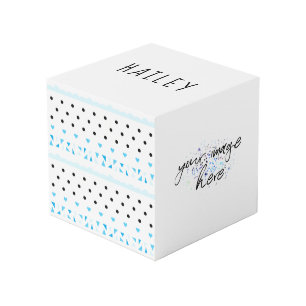 Blue Geometrie Würfel