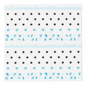 Blue Geometrie Würfel (Vorderseite)