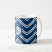 Blue Geometry Collection Kaffeetasse (VorderseiteRechts)