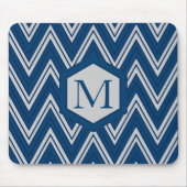 Blue Geometry Collection Mousepad (Vorne)