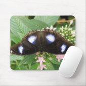 Blue Gepunktet Butterfly Mousepad (Mit Mouse)