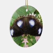 Blue Gepunktet Butterfly Ornament (Rechts)