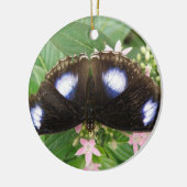 Blue Gepunktet Butterfly Ornament (Links)