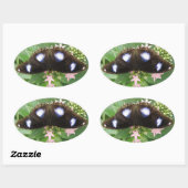Blue Gepunktet Butterfly Stickers (Blatt)