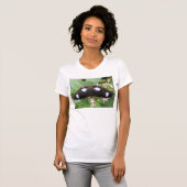 Blue Gepunktet Butterfly T Shirt (Vorne ganz)