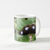 Blue Gepunktet Butterfly Tasse (VorderseiteRechts)
